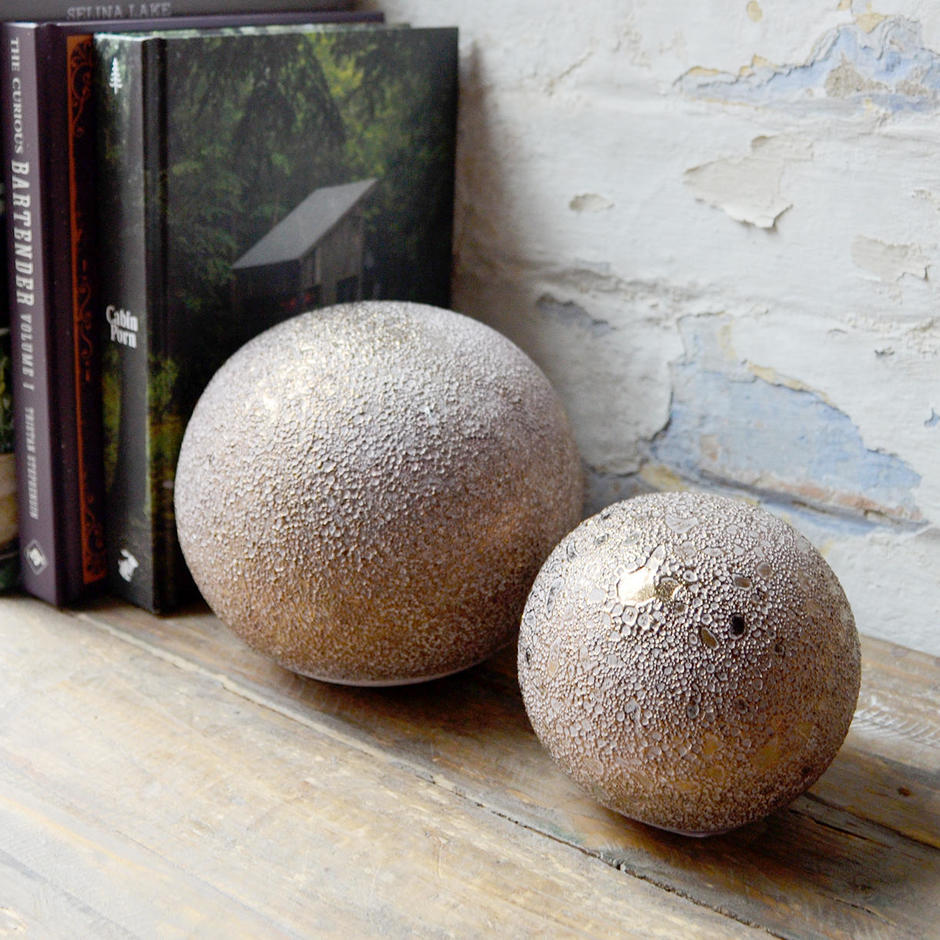 Buy Decorative Copper Coloured Balls — The Worm that Turned