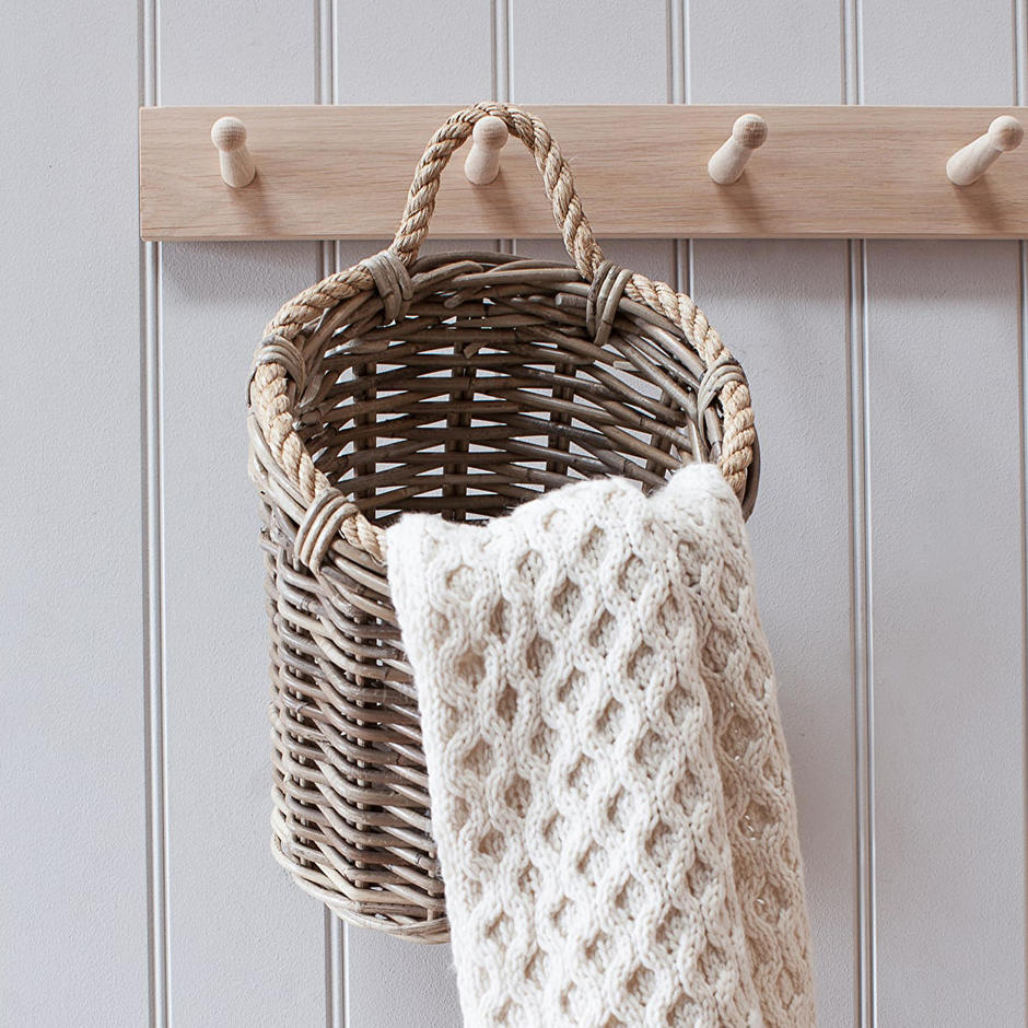 Buy Hanging Rattan Utility Basket — The Worm that Turned revitalising