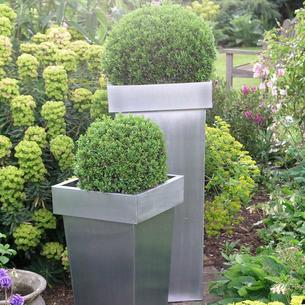 Edge Staxx Tall Zinc Planters