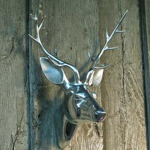 Aluminium Stag's Head
