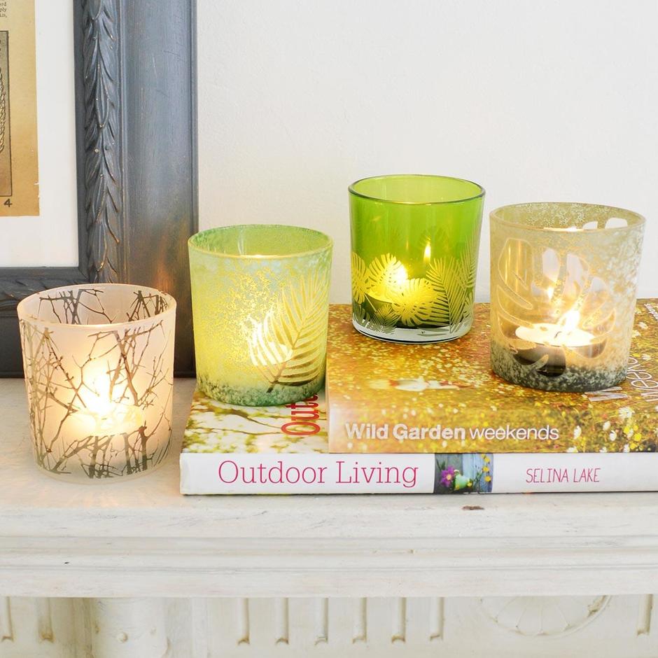 Buy Leaf Green Votives Set of 4 — The Worm that Turned revitalising