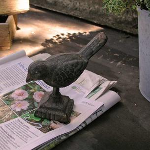 Antiqued Metal Bird