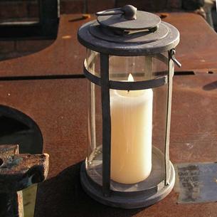 Round Rustic Lantern