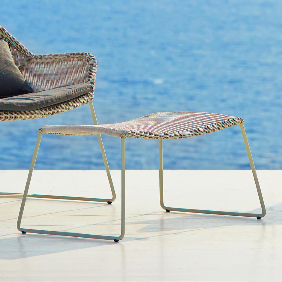Buy Breeze Outdoor Footstool by Caneline — The Worm that Turned