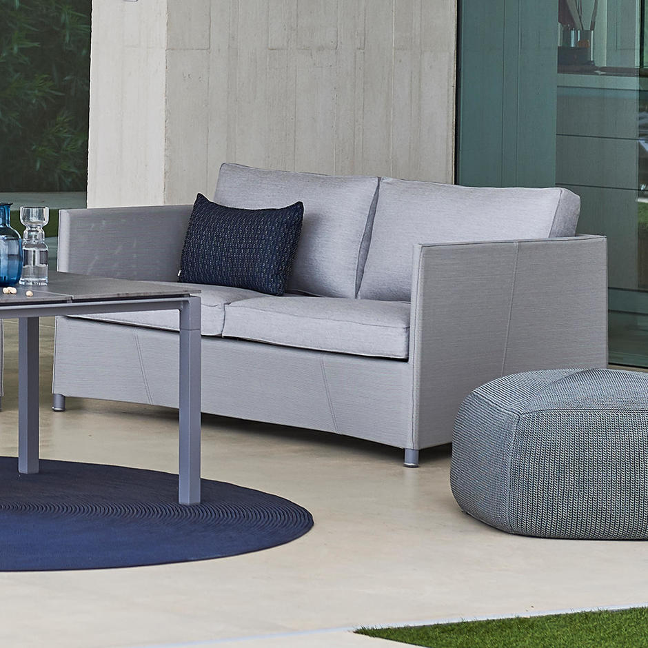 Buy Diamond 2 Seat Sofa Outdoor Lounge by Cane-line — The Worm that