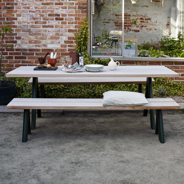 Buy Overlap Dining Bench by Skagerak — The Worm that Turned