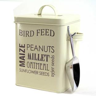 Bird Feed Seed Tin 