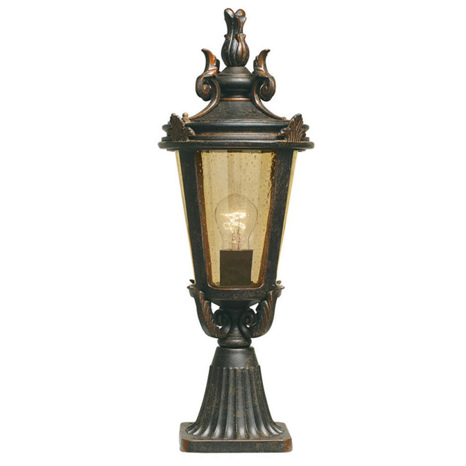 Buy Baltimore Outdoor Pedestal Lanterns by Elstead Lighting — The Worm