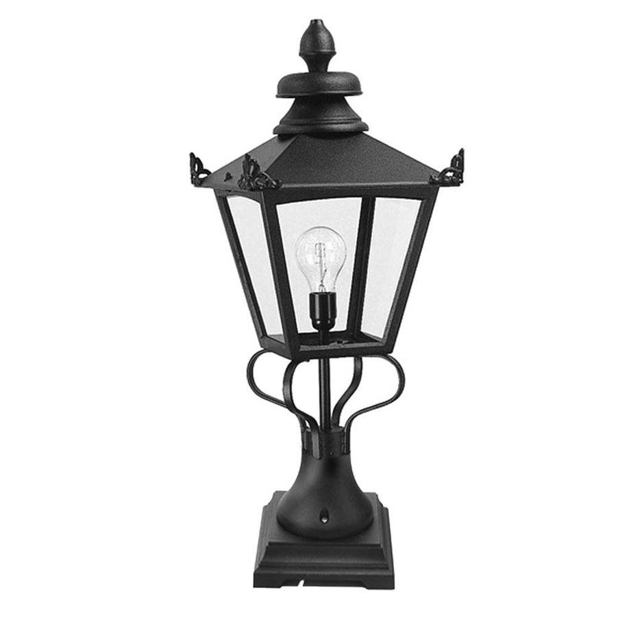 Buy Grampian Outdoor Pedestal Lantern by Elstead Lighting — The Worm