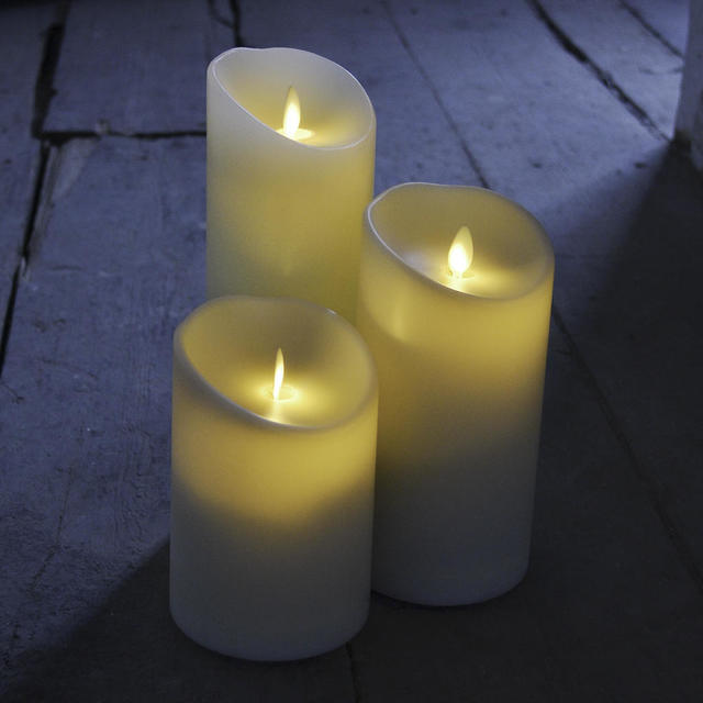 Battery Operated Outdoor Candles — The Worm that Turned REVITALISING