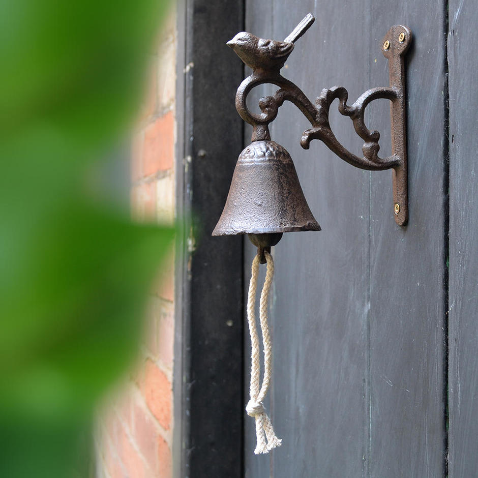 Buy Cast Iron Doorbell with Bird — The Worm that Turned revitalising