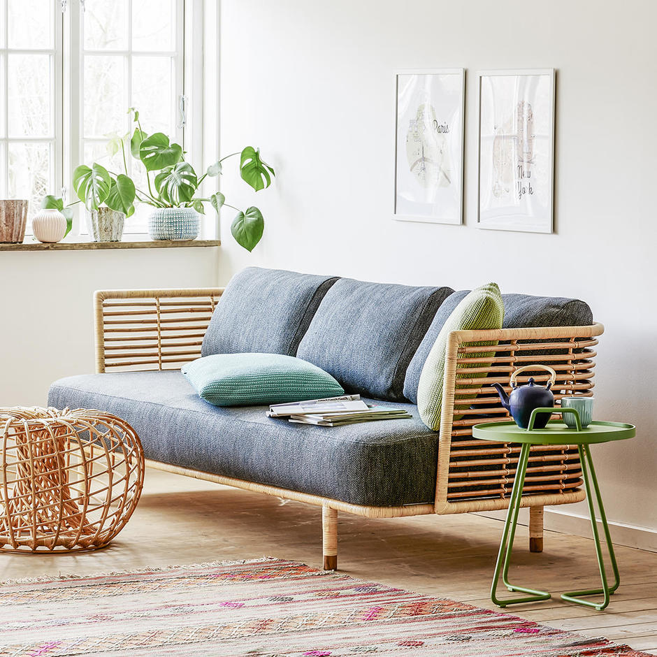 Buy Sense Indoor 3 seater Sofa by Caneline — The Worm that Turned