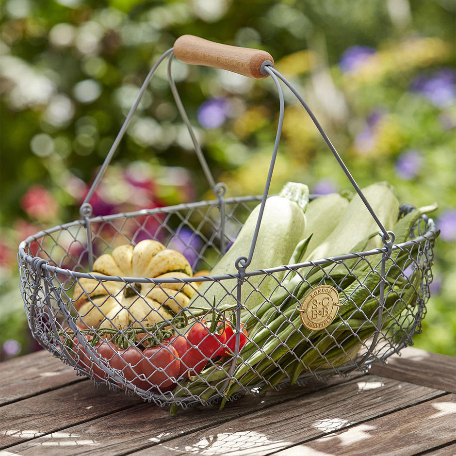 Buy Large Grey Harvesting Basket — The Worm that Turned revitalising
