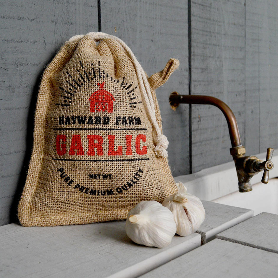 Buy Jute Garlic Storage Bag — The Worm that Turned revitalising your