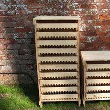 10 Drawer Pine Apple Rack