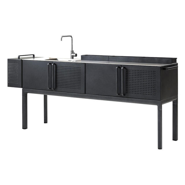 Buy Drop Outdoor Kitchen Module with Tap and Sink by Caneline — The