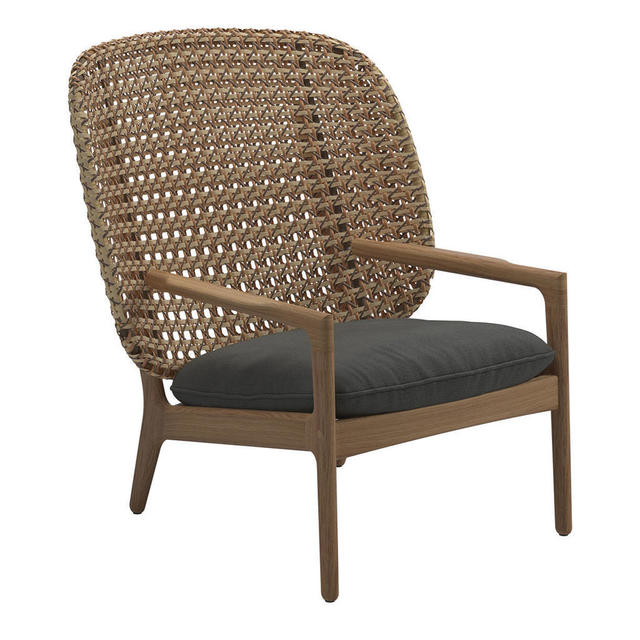 Buy Kay Lounge Chair by Gloster — The Worm that Turned revitalising