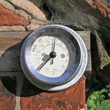 Galvanised Barometer Galvanised Barometer